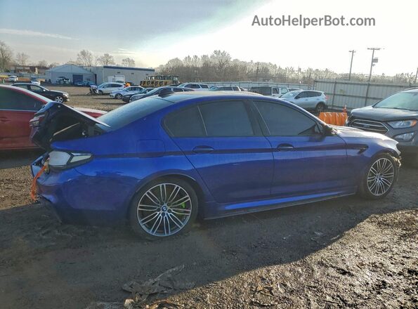 WBSJF0C59JB282308 2018 BMW M5 Blue Rear right
