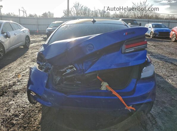 WBSJF0C59JB282308 2018 BMW M5 Blue Rear view