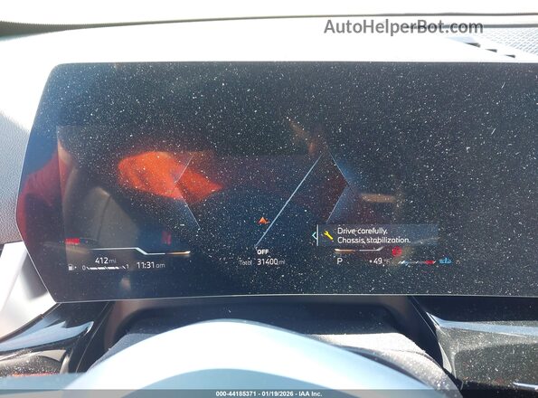 WBX73EF00P5X01048 2023 BMW X1 White Հետևի նստատեղերի տեսք