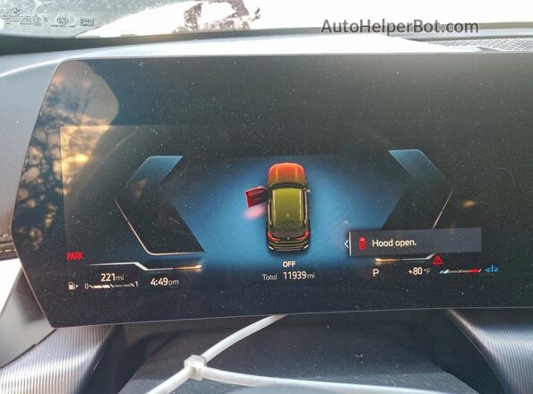 WBX73EF02R5Y87243 2024 BMW X1 Green ხელსაწყოთა პანელის ხედი