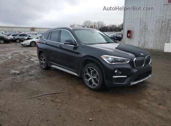 WBXHT3C39J5L27831 2018 BMW X1 Black Передня права чверть