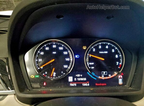WBXHT3C54K3H35378 2019 BMW X1 Black 