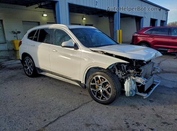 WBXJG9C08L5P76645 2020 BMW X1 White Առջևի աջ