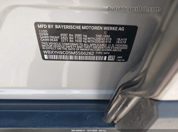 WBXYH9C05M5S66282 2021 BMW X2 Silver Շարժիչի բաժամունքի տեսք