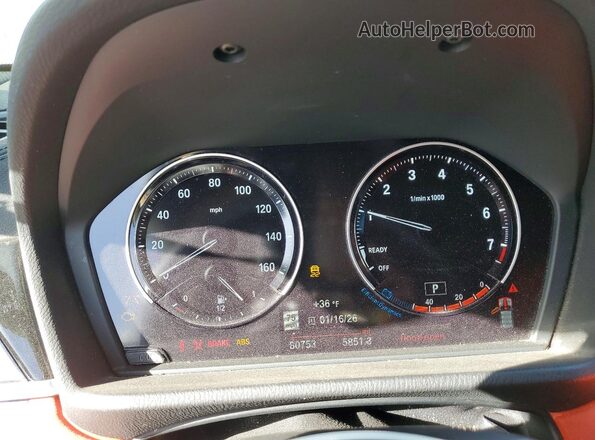 WBXYJ5C57KEF83473 2019 BMW X2 White Вид щитка приладів