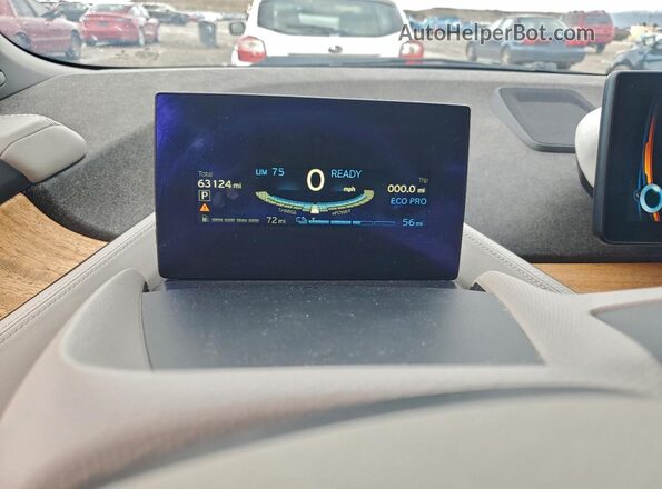 WBY1Z8C37HV891819 2017 BMW I3 White Widok zestawu wskaźników