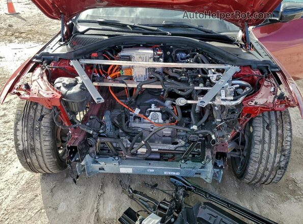 WBY23HD03SFU17085 2025 BMW I4 Красный Вид задней части салона