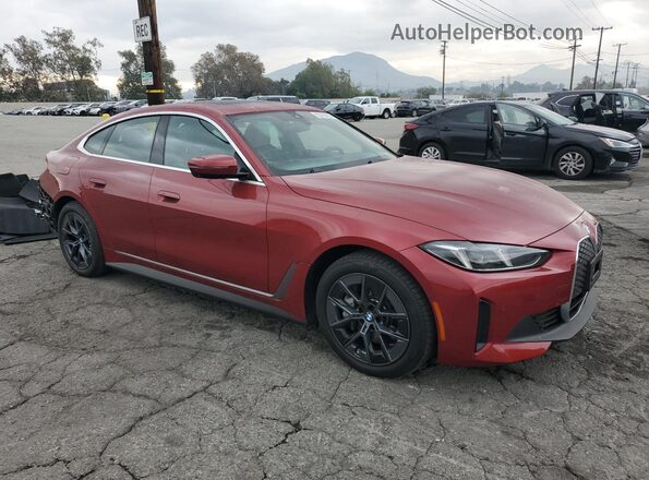 WBY23HD04SFU13353 2025 BMW I4 Красный Передняя правая четверть
