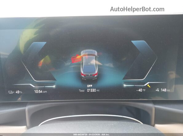 WBY23HD09SFU95693 2025 BMW I4 Silver Widok tylnych siedzeń