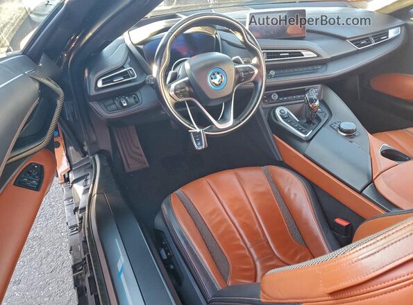 WBY2Z6C55KVB83072 2019 BMW I8 Orange Widok deski rozdzielczej