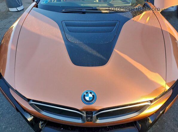 WBY2Z6C55KVB83072 2019 BMW I8 Orange Widok wnętrza z tyłu