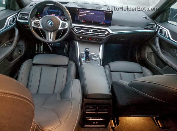 WBY33AW02PFN84571 2023 BMW I4 Blue Առջևի վահանակի տեսք
