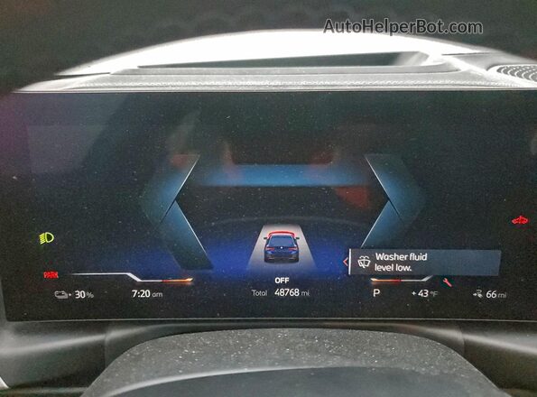 WBY33AW02PFN84571 2023 BMW I4 Blue Սարքավորումների վահանակի տեսք