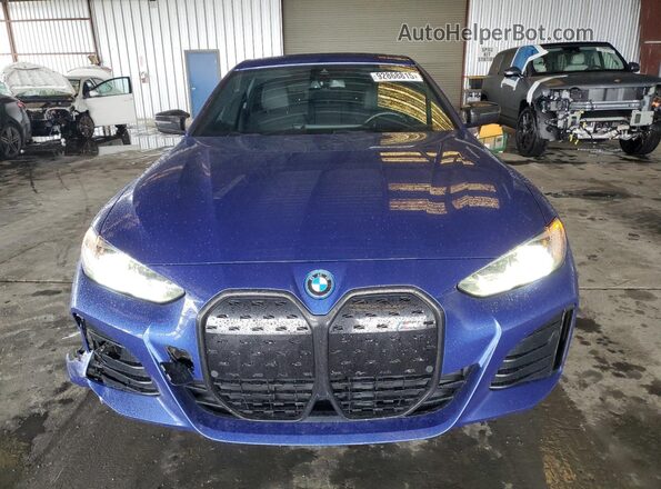 WBY33AW09NFM16553 2022 BMW I4 Blue წინა ხედი