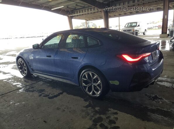 WBY33AW09NFM16553 2022 BMW I4 Blue უკანა მარცხენა