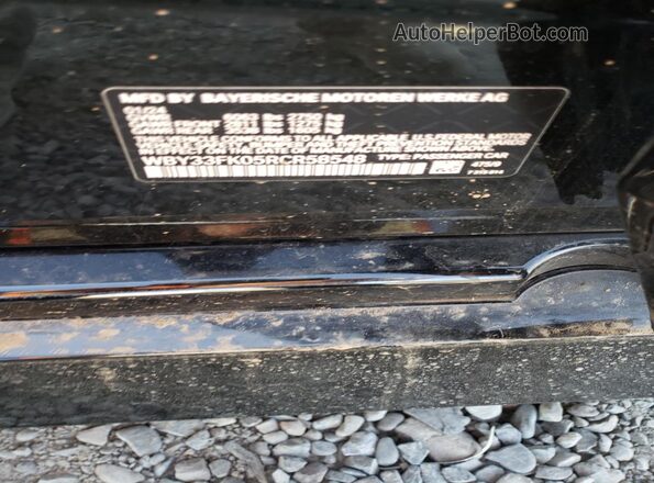 WBY33FK05RCR58548 2024 BMW OTHER Черный Вид подкапотного пространства