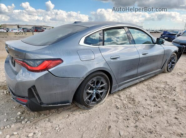 WBY43AW01PFR22711 2023 BMW I4 Серый Задняя правая четверть