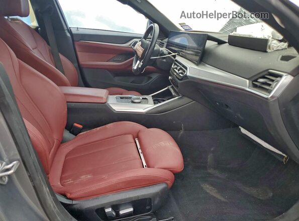 WBY43AW01PFR22711 2023 BMW I4 Серый Вид салона спереди