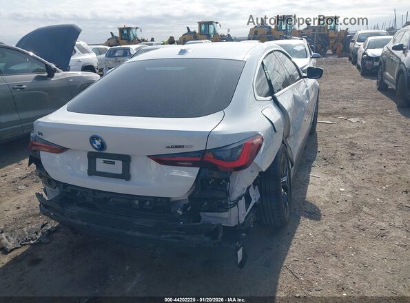 WBY43AW01RFT08969 2024 BMW I4 Белый Задняя правая четверть