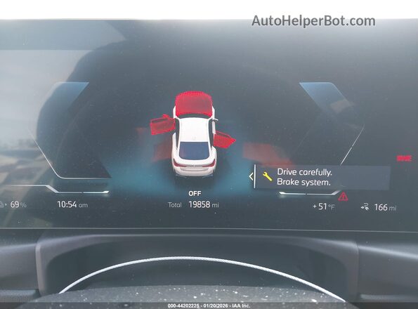 WBY43AW01RFT08969 2024 BMW I4 Белый Вид задних сидений