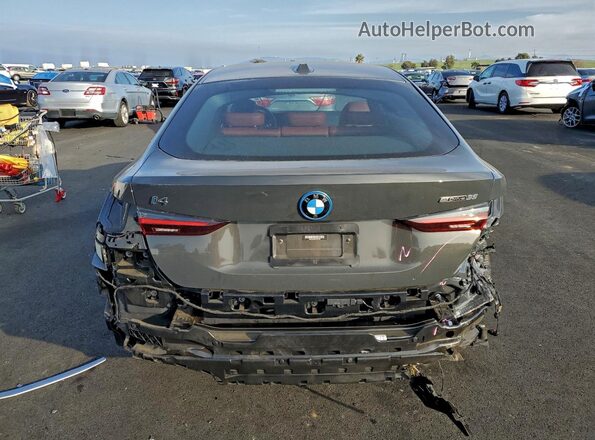 WBY43AW0XPFP64689 2023 BMW I4 Gray უკანა ხედი