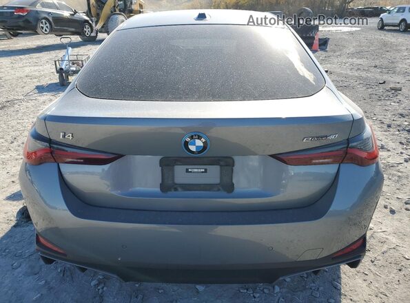 WBY73AW04NFM43161 2022 BMW I4 Gray Rear view