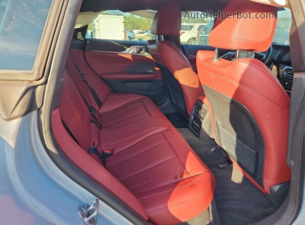 WBY73AW05NFM60857 2022 BMW I4 Gray Вид задніх сидінь
