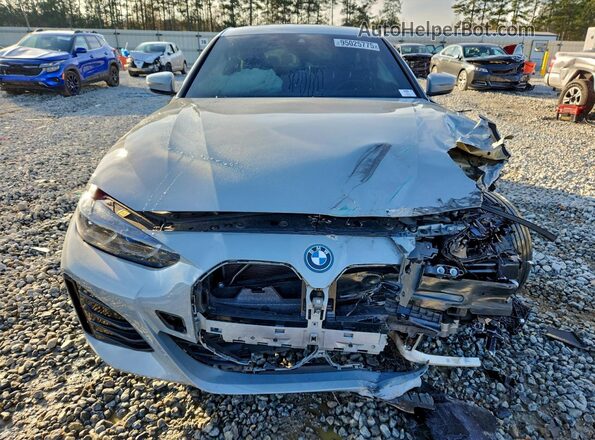 WBY73AW05NFM60857 2022 BMW I4 Gray Вид спереду