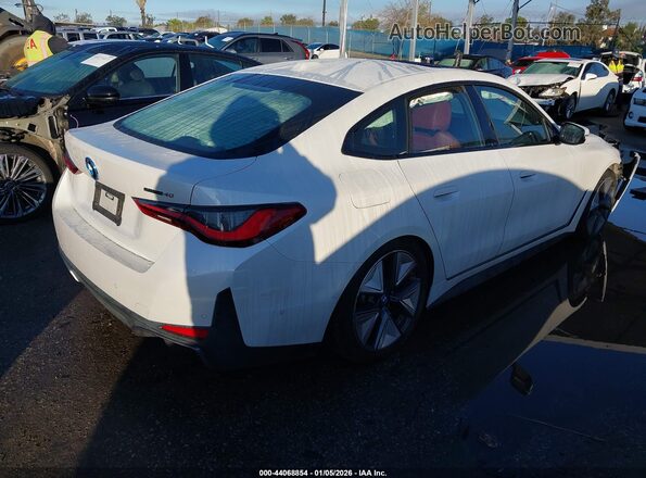 WBY73AW08NFM93593 2022 BMW I4 White Rear right