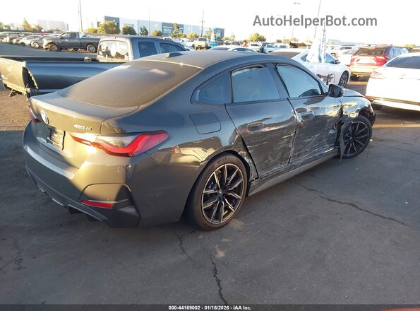 WBY73AW08NFN18198 2022 BMW I4 Gray Вид задньої частини салону