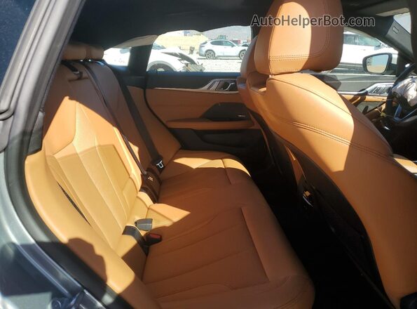WBY73AW0XNFM61440 2022 BMW I4 Gray Rear seats view