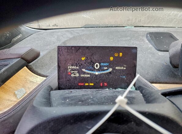 WBY8P2C00L7G94367 2020 BMW I3 Charcoal ხელსაწყოთა პანელის ხედი