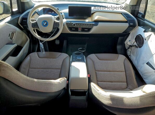 WBY8P4C51K7D19058 2019 BMW I3 Синий Вид панели приборов