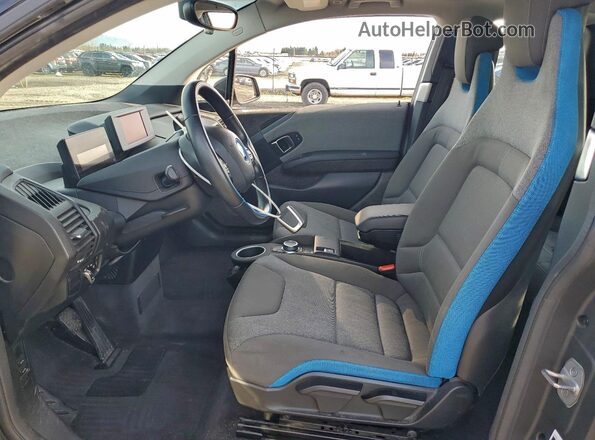 WBY8P6C52K7D27777 2019 BMW I3 White Widok wnętrza z przodu