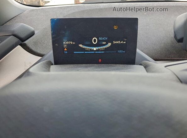 WBY8P6C52K7D27777 2019 BMW I3 White Widok zestawu wskaźników