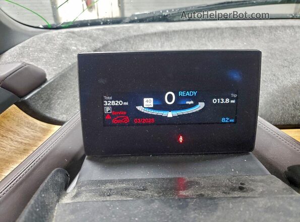 WBY8P6C57K7D36295 2019 BMW I3 Black Vista del cuadro de instrumentos