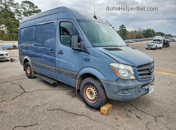 WD3PE7CD6JP635573 2018 MERCEDES-BENZ SPRINTER Blue Передня права чверть