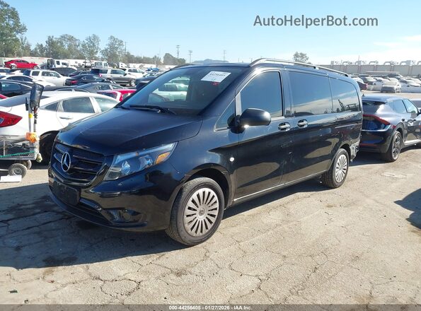 WD4PG2EE6J3502639 2018 MERCEDES-BENZ METRIS Black წინა მარცხენა ხედი სამი მეოთხედიდან
