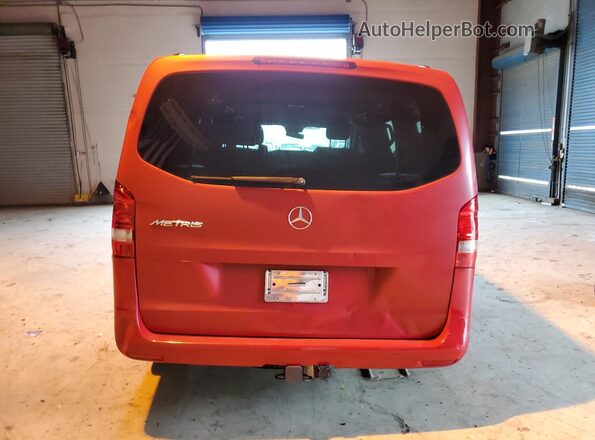 WD4PG2EE9G3096610 2016 MERCEDES-BENZ METRIS Red უკანა ხედი