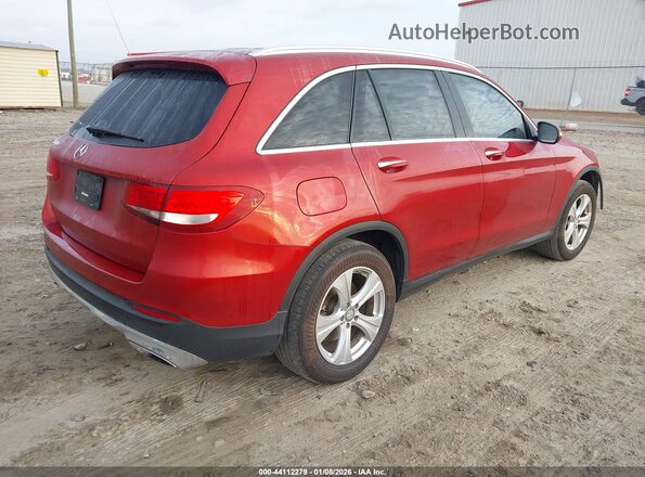 WDC0G4JB0GF016204 2016 MERCEDES-BENZ GLC 300 Red უკანა მარჯვენა