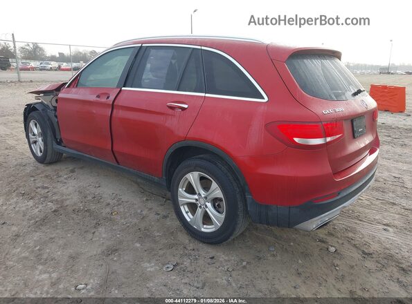 WDC0G4JB0GF016204 2016 MERCEDES-BENZ GLC 300 Red უკანა მარცხენა
