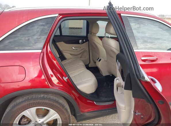WDC0G4JB0GF016204 2016 MERCEDES-BENZ GLC 300 Red VIN კოდის სტიკერის ხედი
