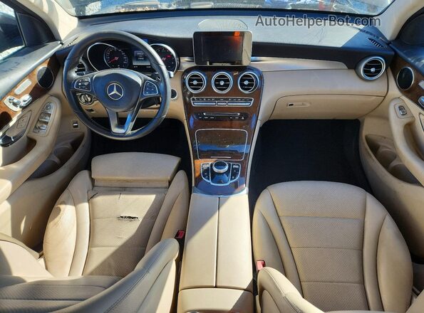 WDC0G4JB0HF178027 2017 MERCEDES-BENZ GLC-CLASS Black Widok deski rozdzielczej