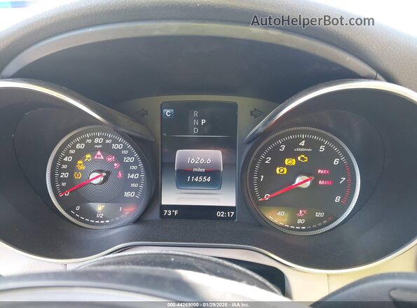 WDC0G4JB9HV005984 2017 MERCEDES-BENZ GLC 300 Белый Вид задних сидений
