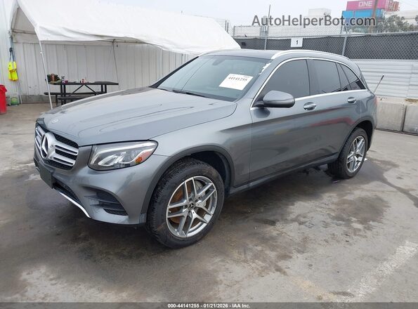 WDC0G4KB3JV044526 2018 MERCEDES-BENZ GLC 300 Серый Передняя левая четверть