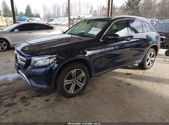 WDC0G5EB5KF517033 2019 MERCEDES-BENZ GLC 350E Blue Առջևի ձախ երեք քառորդ տեսարան