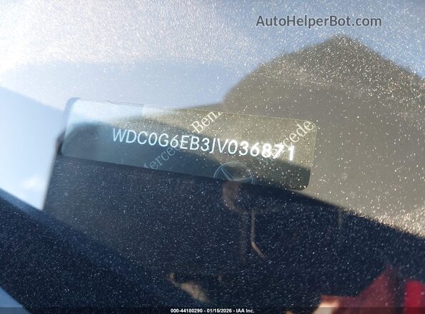 WDC0G6EB3JV036871 2018 MERCEDES-BENZ AMG GLC 43 Красный 
