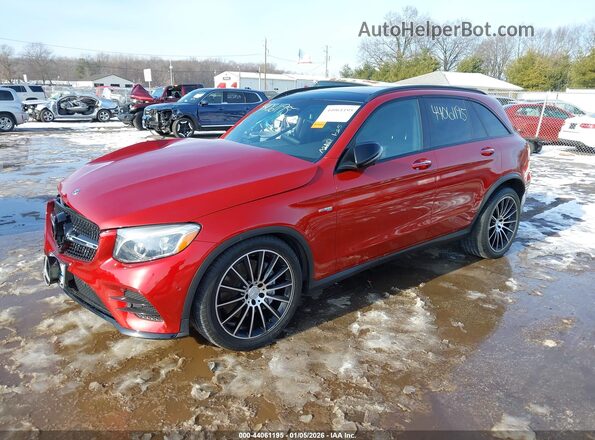WDC0G6EB4KF562759 2019 MERCEDES-BENZ AMG GLC 43 Red Առջևի ձախ երեք քառորդ տեսարան