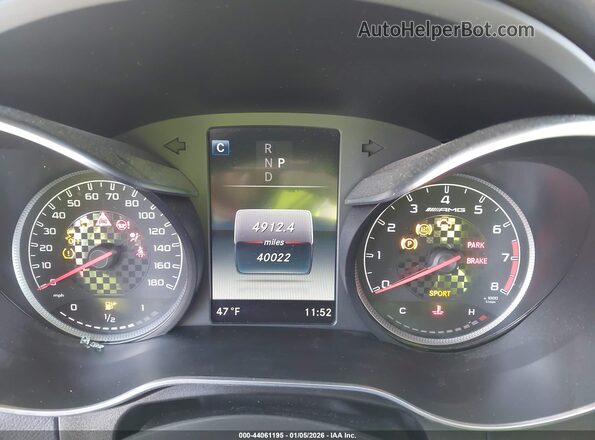 WDC0G6EB4KF562759 2019 MERCEDES-BENZ AMG GLC 43 Red Հետևի նստատեղերի տեսք