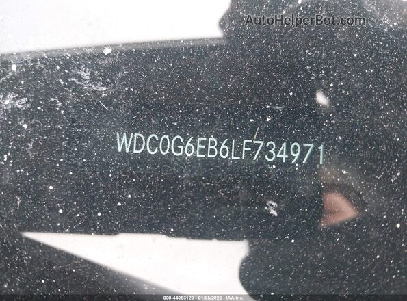 WDC0G6EB6LF734971 2020 MERCEDES-BENZ AMG GLC 43 Black 